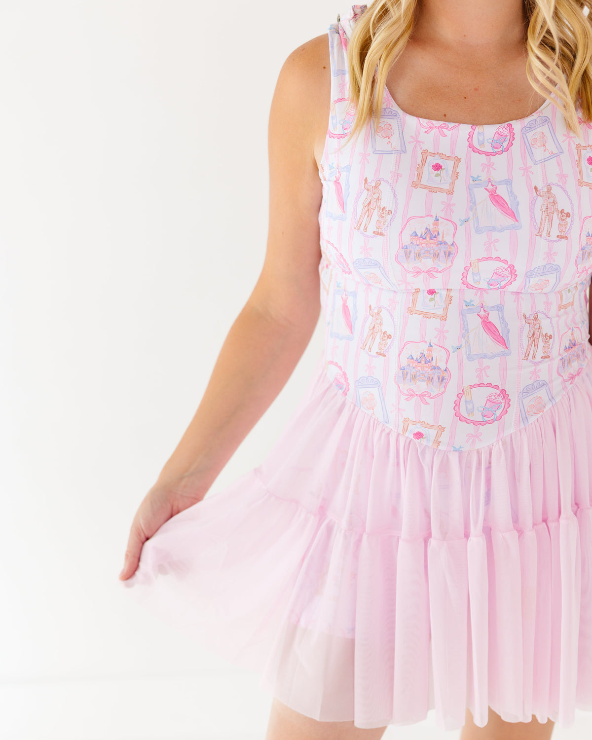 Castle Afterglow - Women's Move & Play Dress (READY-TO-SHIP)