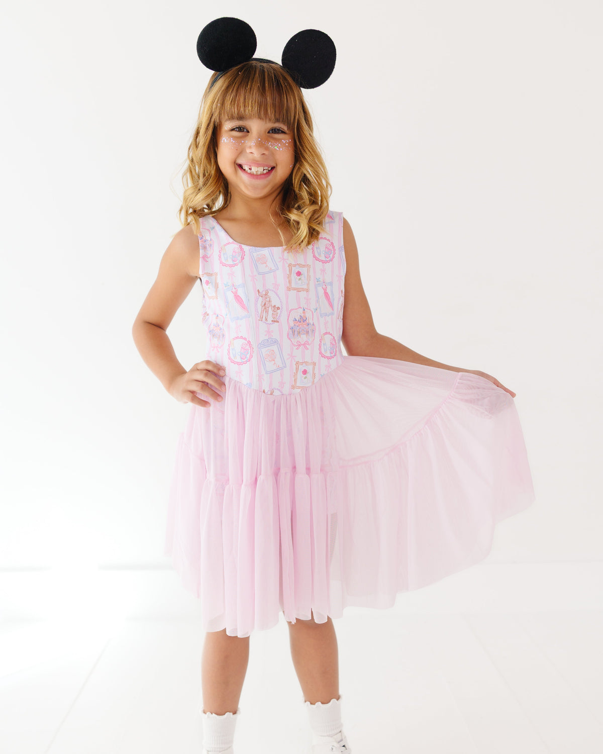 Castle Afterglow - Kids' Move & Play Dress (READY-TO-SHIP)