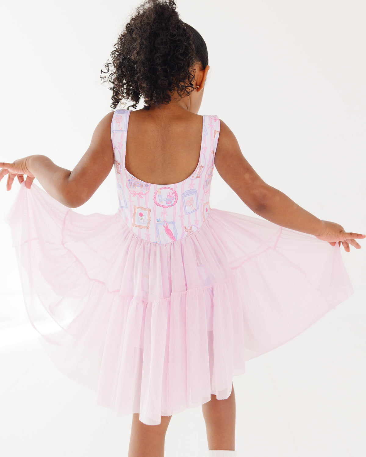Castle Afterglow - Kids' Move & Play Dress (READY-TO-SHIP)