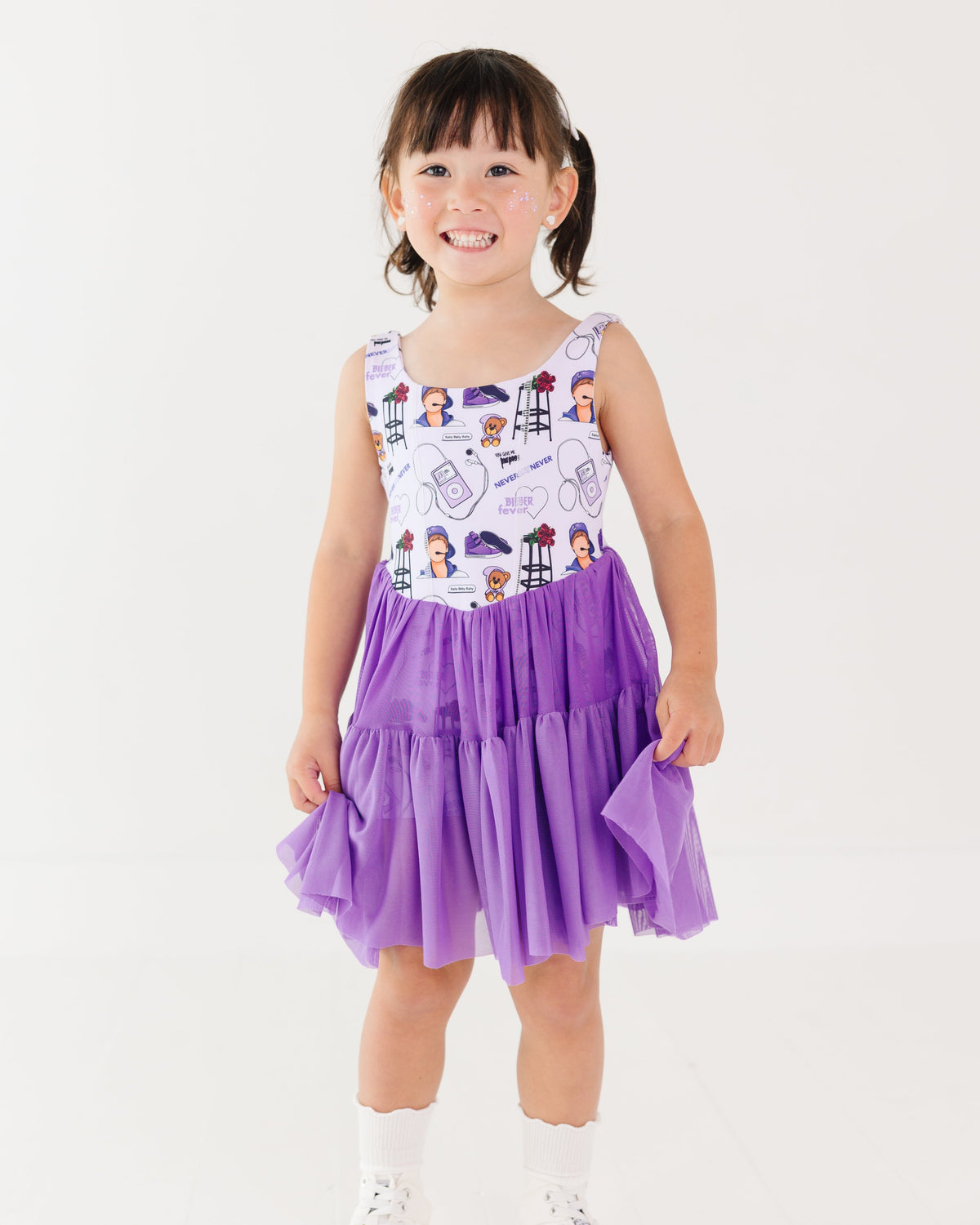 One Less Lonely Girl - Kids' Move & Play Dress (READY-TO-SHIP)