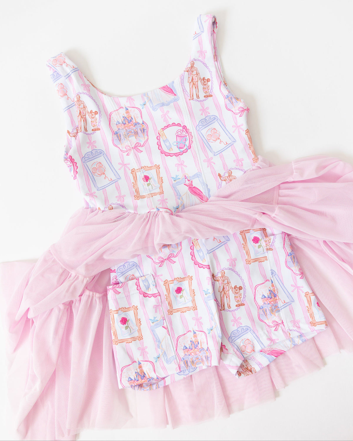 Castle Afterglow - Kids' Move & Play Dress (READY-TO-SHIP)