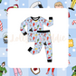 Merry Movie Mashup -  Kid (Pant Set) (READY-TO-SHIP)