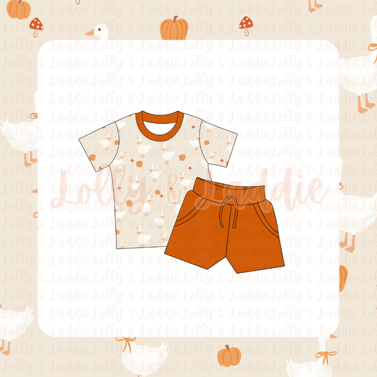 The Great Pumpkin Waddle - Kid (Short Sleeve Play Set) (READY-TO-SHIP)